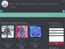 Tablet Screenshot of israelmodernart.com